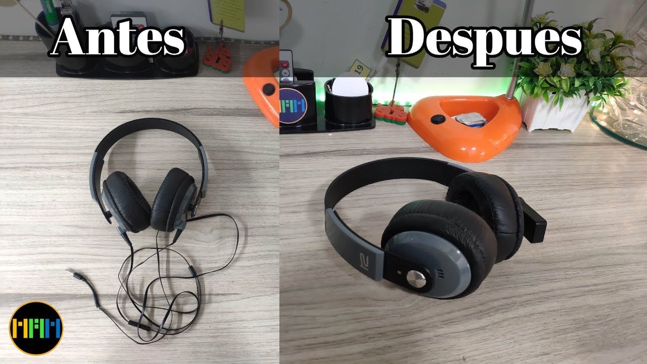 Convierte Unos Audifonos Cableados en Unos Wireless Bluetooth Muy Facil