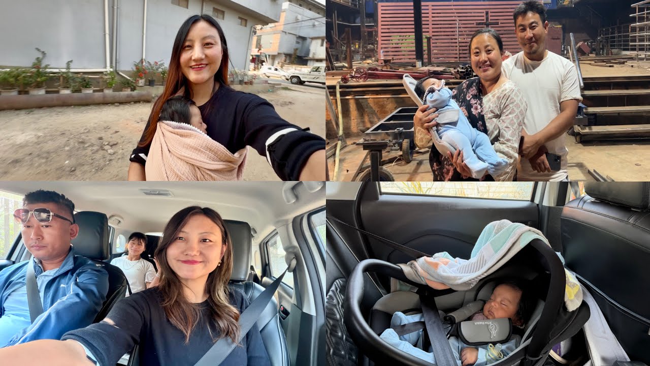 Travelling with our New Born | Baby Yimti meeting Family and Friends for the First Time.