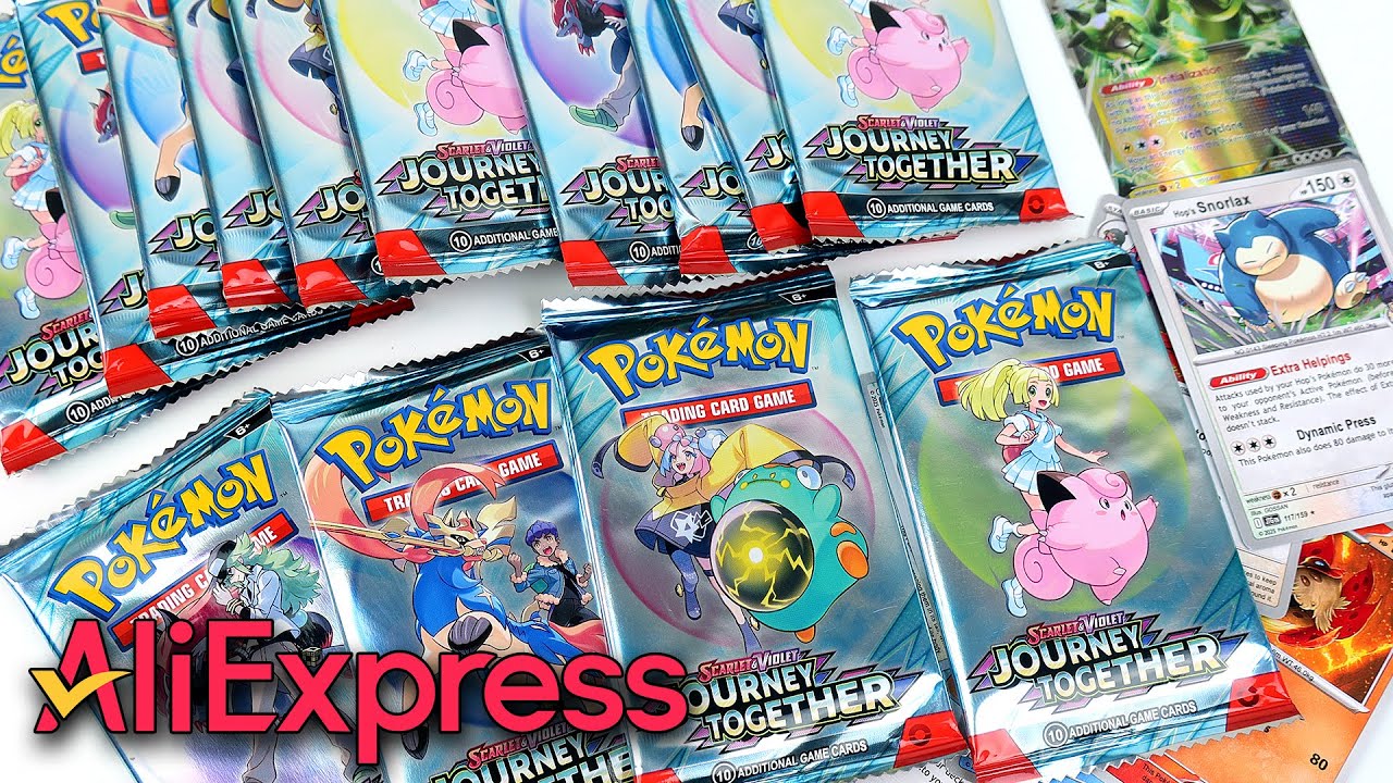 Pokemon Cards Booster Packs from Aliexpress - Journey Together - Scarlet & Violet