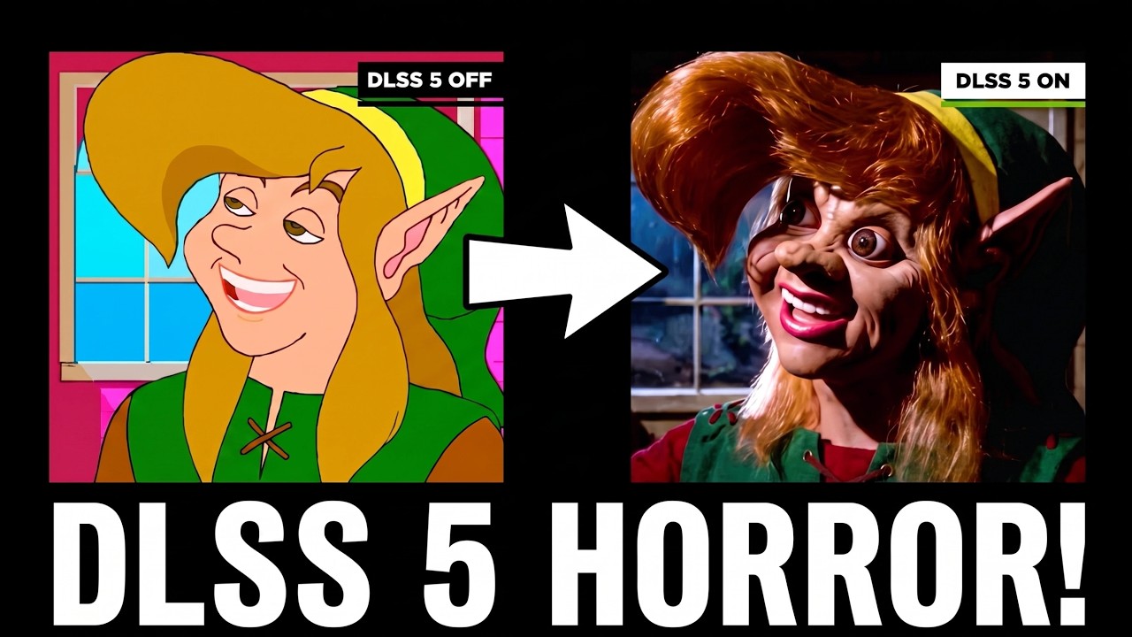 DLSS 5 Turns Video Games into AI HORRORS Beyond Comprehension...