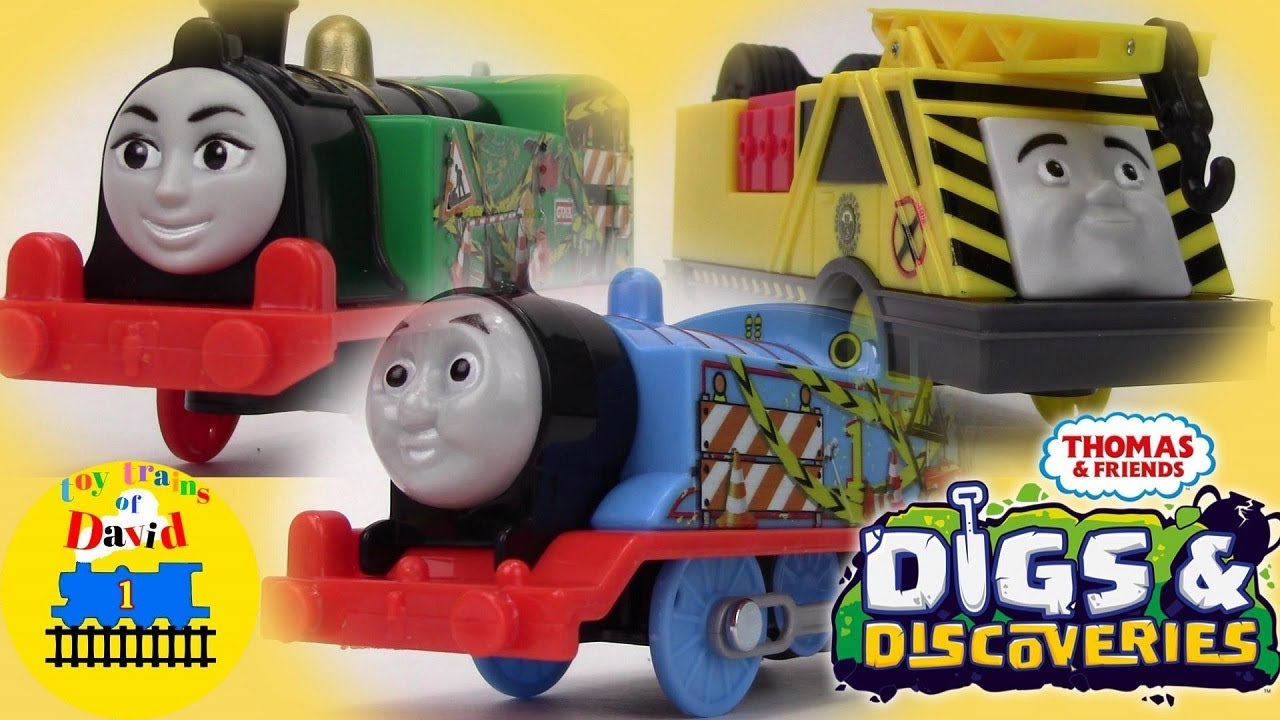 TRACKMASTER DIGGING FOR TREASURE Thomas and Friends Digs & Discoveries Gina Kevin Thomas Trains