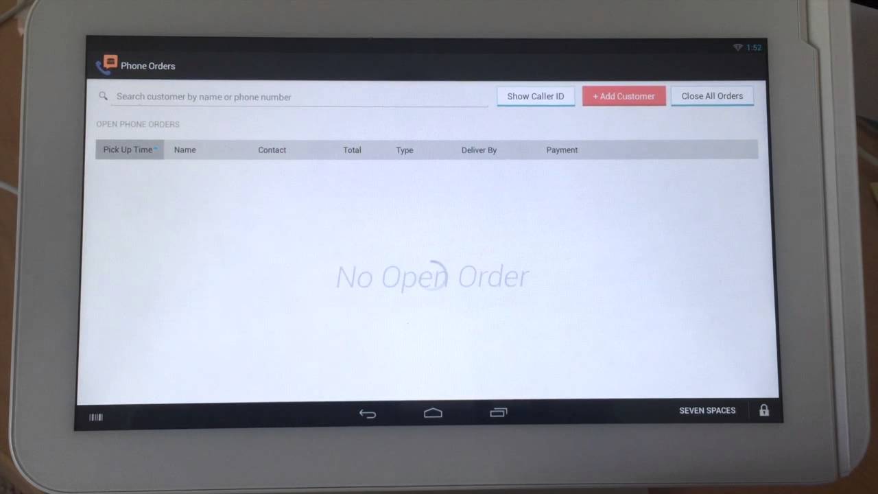 Phone Orders