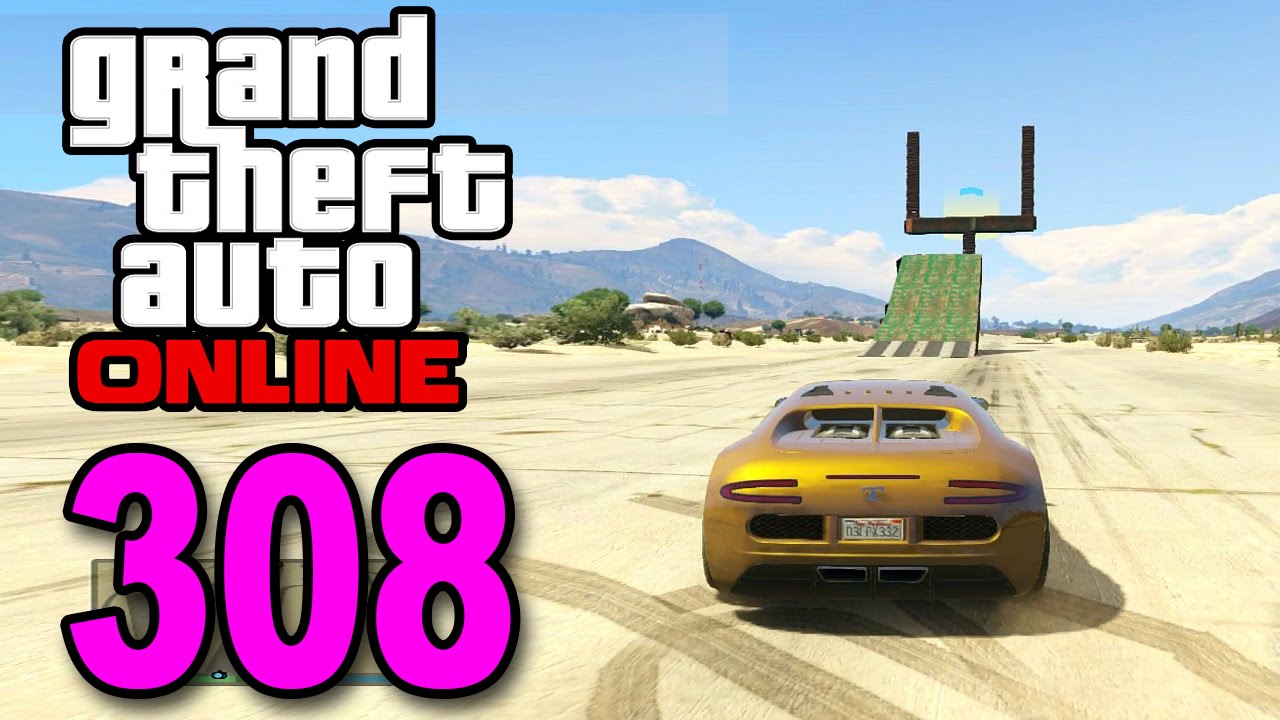 Grand Theft Auto 5 Multiplayer - Part 308 - FIELD GOAL JUMP! (GTA Online Gameplay)
