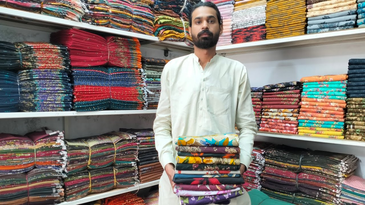 Linen Three piece Suit wholesale price in Faisalabad|Maria.B Baroque Iznik|Faisalabad  cloth market