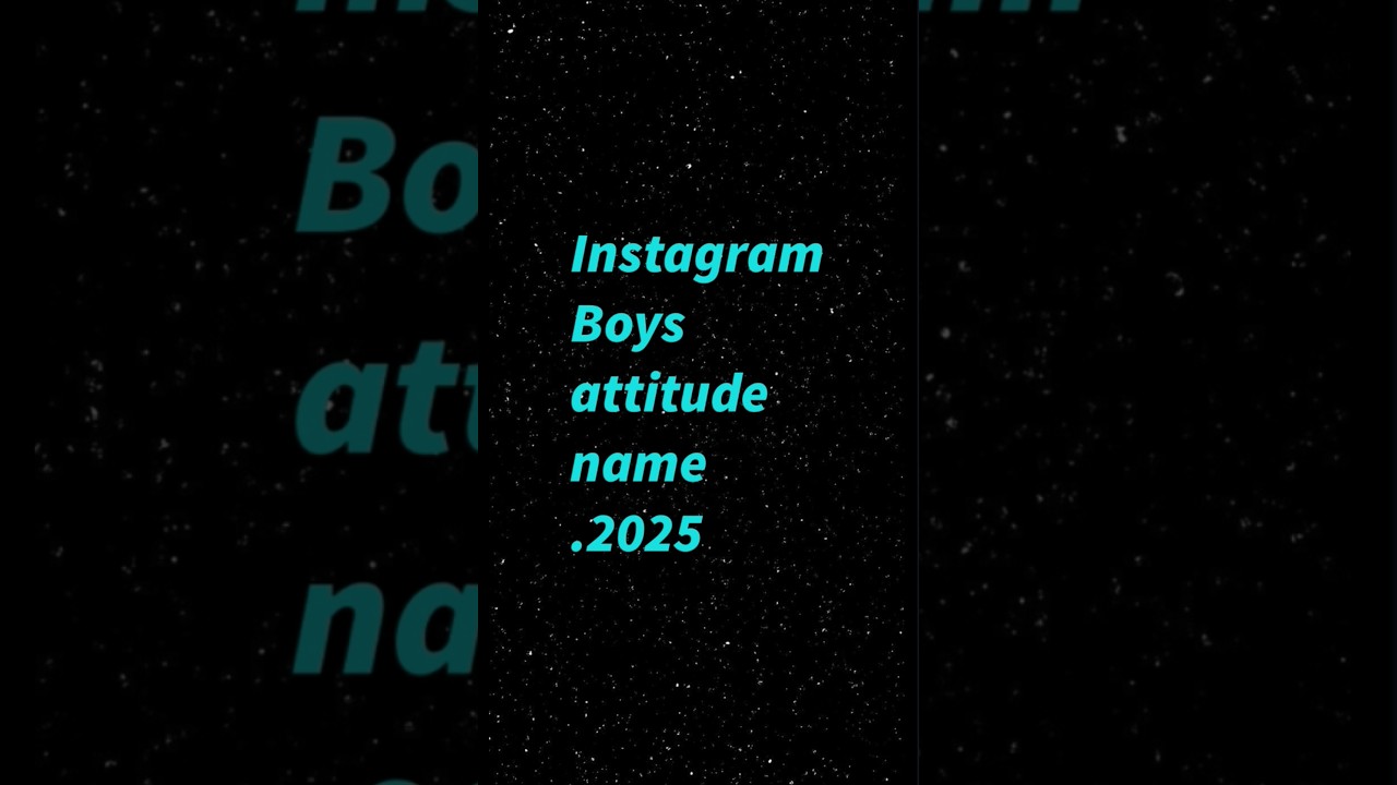 Instagram Top 5 boys attitude name 😱😏|| 2025 Riding name best 😎😈// #instagram #name