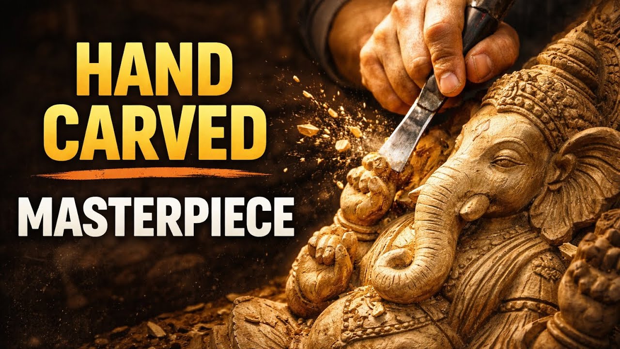 Nice Wood carvings work #video #woodworking #wood #woodcarving #innovation #woodscraft 