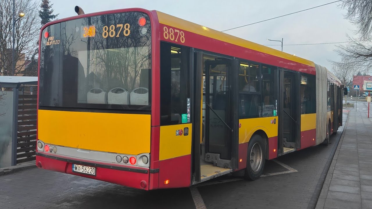 Linia 340 - Solaris Urbino 18 III #8878 ( MZA Warszawa )