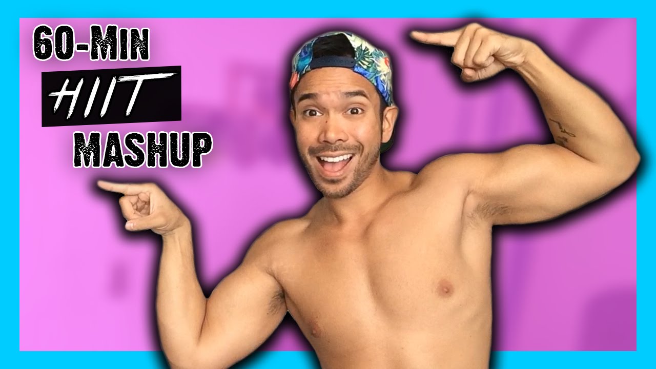 60 Minute Full Body HIIT Calorie Burning Workout - Mashup | Mike Donavanik (MikeDFitness)