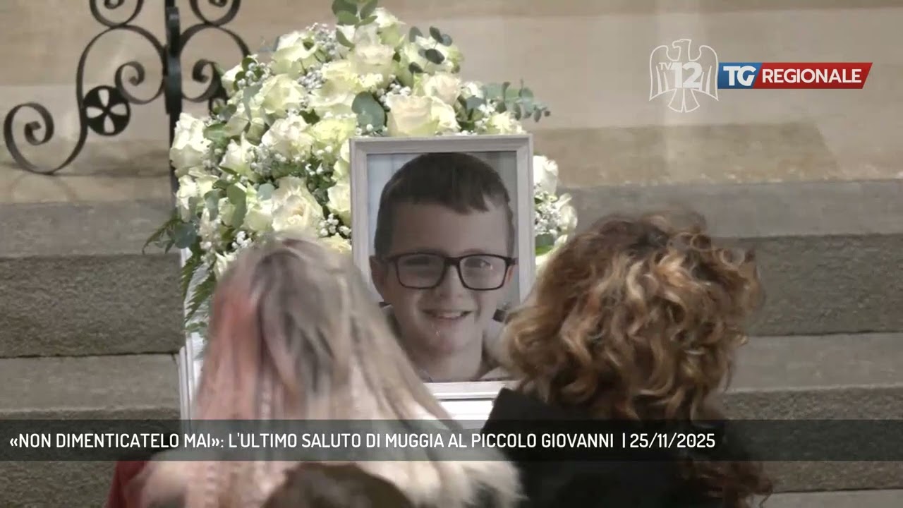 «NON DIMENTICATELO MAI»: L'ULTIMO SALUTO DI MUGGIA AL PICCOLO GIOVANNI  | 25/11/2025