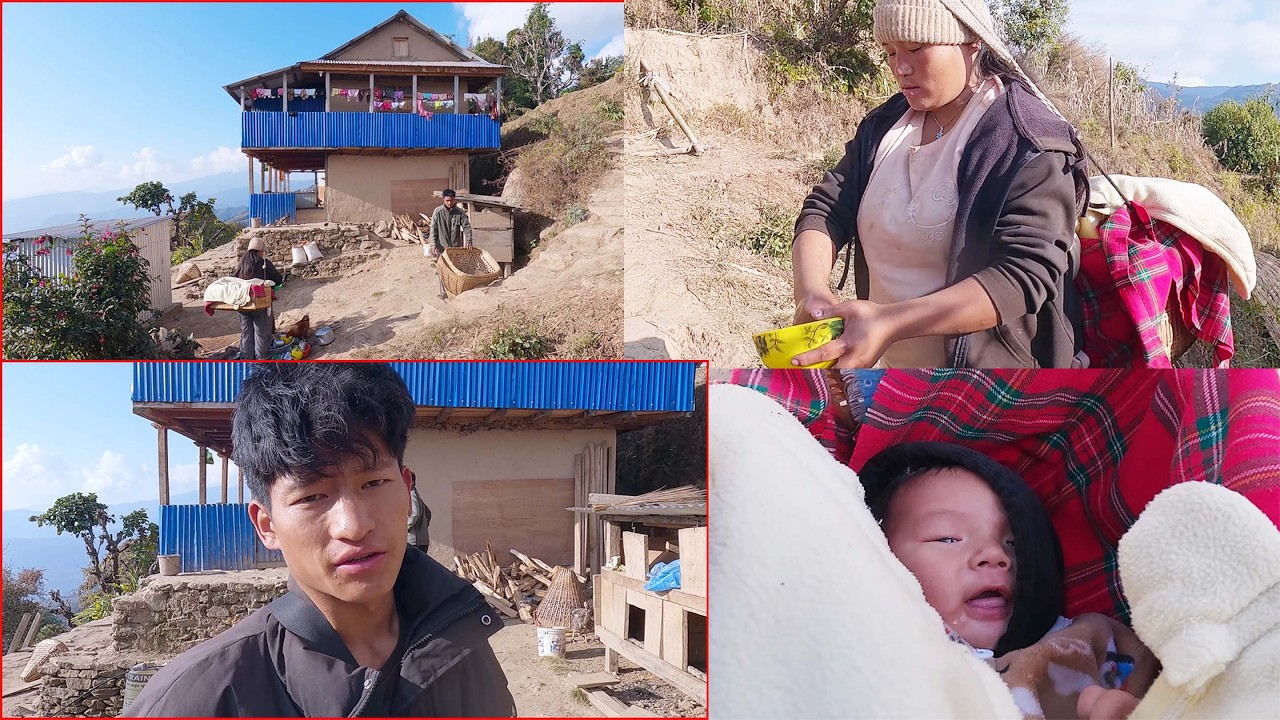 sanjip rai with his family in the village || village life of Nepal || @pastorallifeofnepal