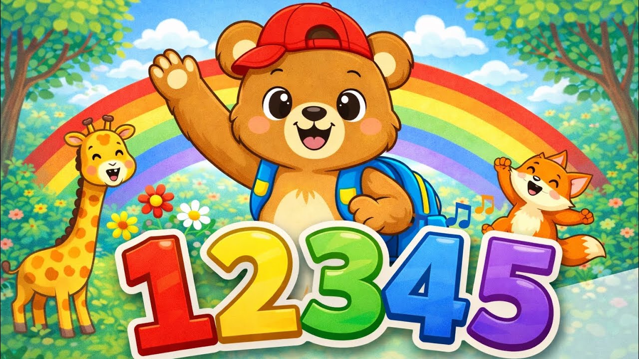12345 with Kimo the Bear 🔢🐻 | Kids Song