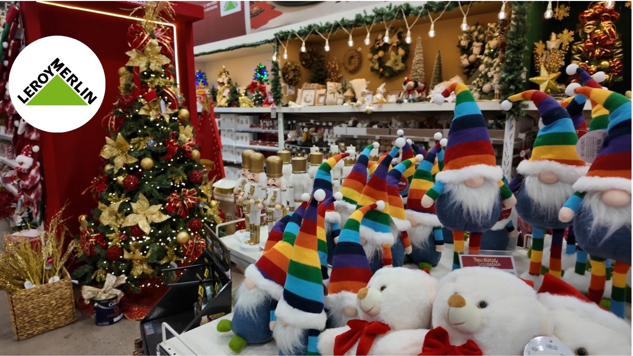 Os MELHORES enfeites de Natal da Leroy Merlin Interlagos 