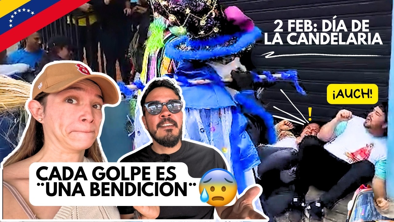 En esta TRADICIÓN los hombres SE VISTEN DE MUJER Y TE GOLPEAN😰| DÍA DE LA CANDELARIA 🇻🇪