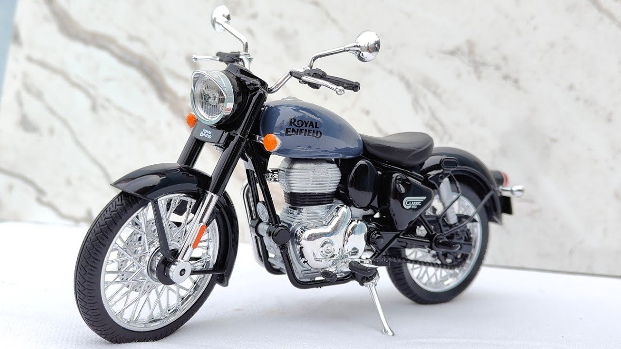 MAISTO | Unboxing of Royal Enfield Classic 350 1:12 Scale | Miniature | Royal Enfield Diecast Model
