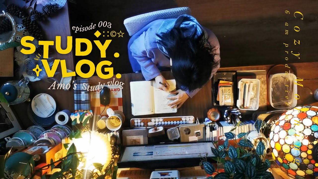 Study Vlog|Living a life that follows an early schedule—asleep by 10 p.m., up by 6 a.m.