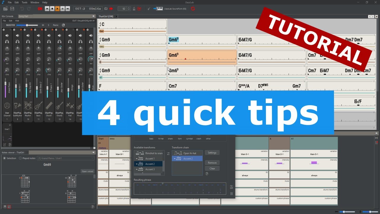 JJazzLab: 4 quick tips