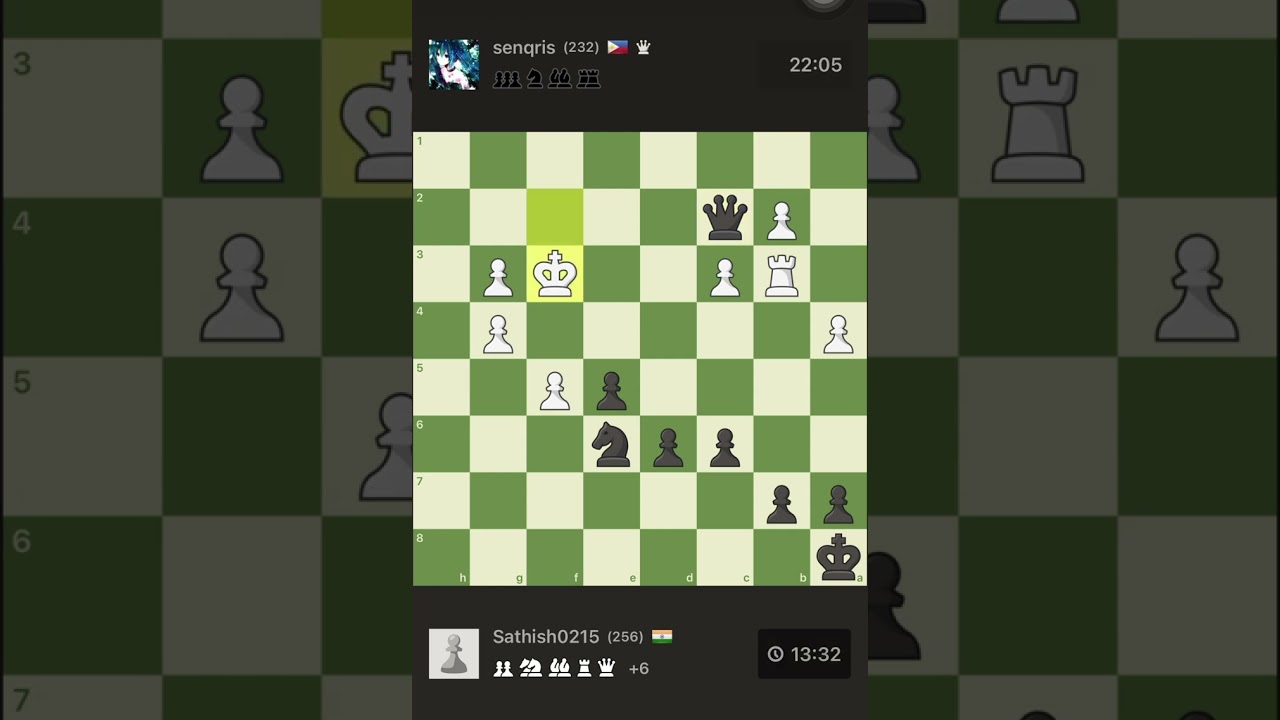 I was losing…. Then this happened #chess #chessgame #chesscom #youtubechess #mindgames #chesslover 