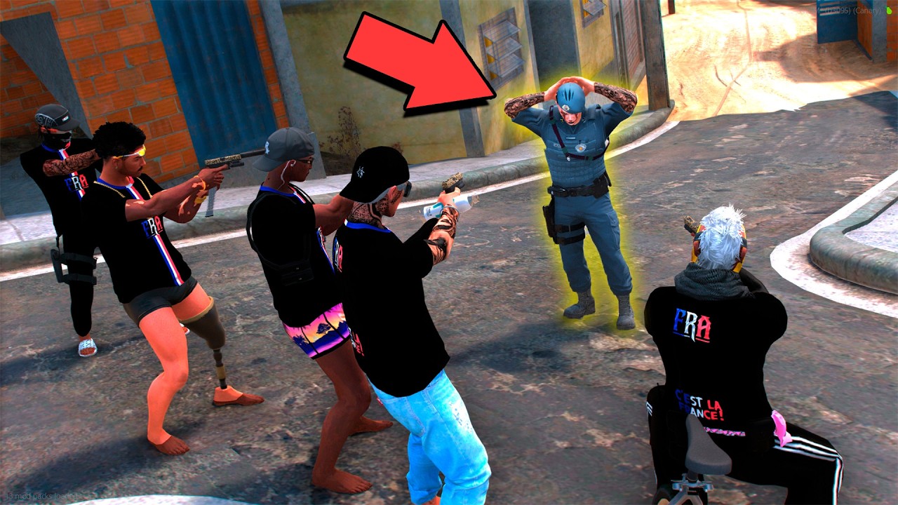 Virei ADM E Puxei Um Policia Pra Dentro Da Favela 😂