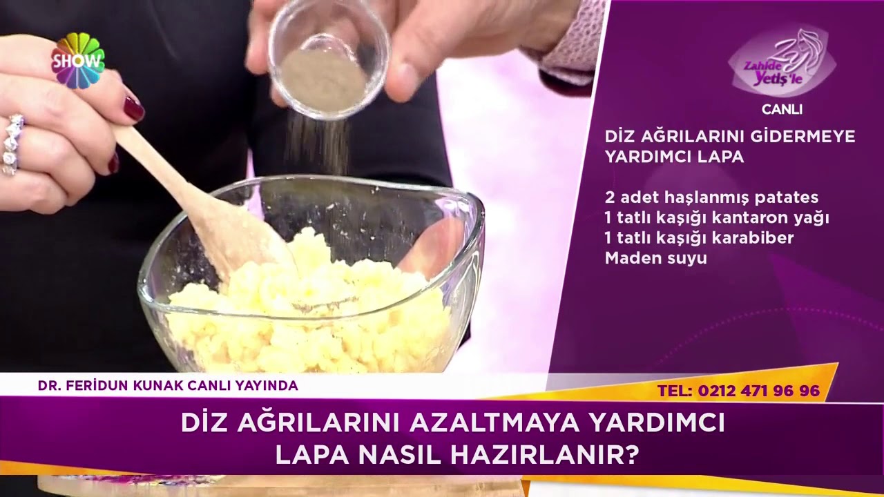 Diz ağrılarını geçirmeye yardımcı lapa!