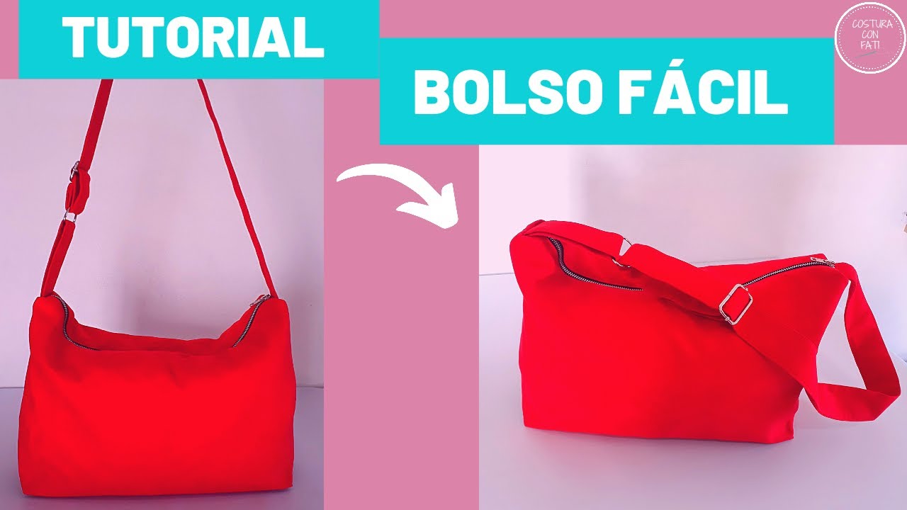 DIY- CÓMO HACER UN BOLSO FÁCIL  / TOTE BAG /  HACER UNA CARTERA