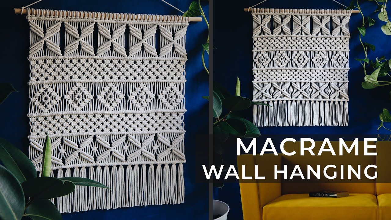 Scandinavian Macrame Wall Hanging    HD 1080p