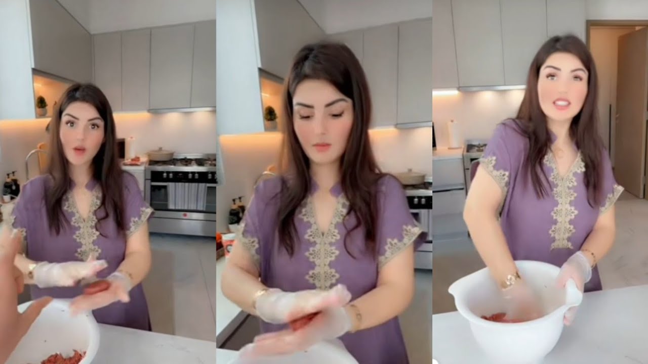 نور وعصام 🔥  اليوم الطبخة تجهيز صينية كباب لحمة وبطاطا بالفرن 