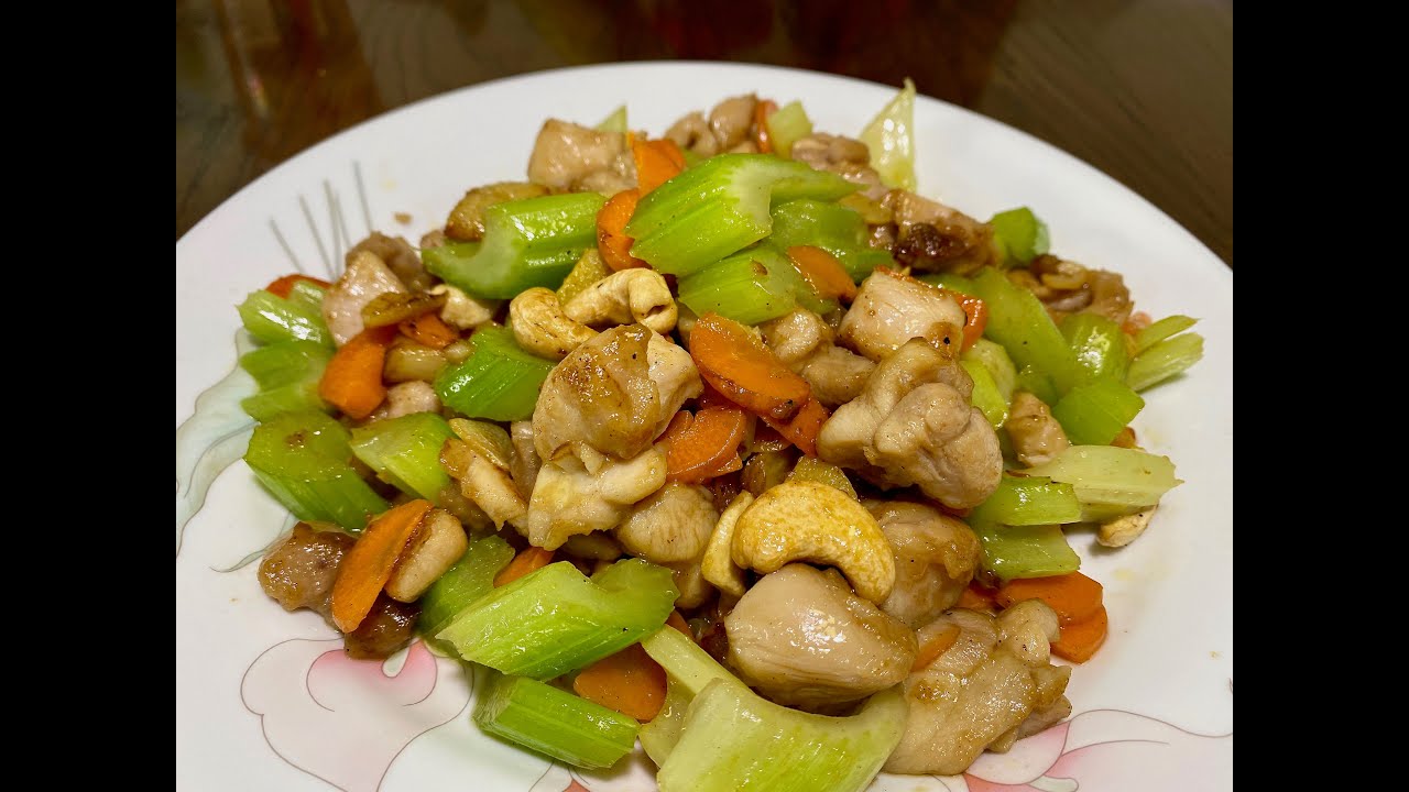 How To Make - Celery & chicken Stir Fry [anyhowcanlah]