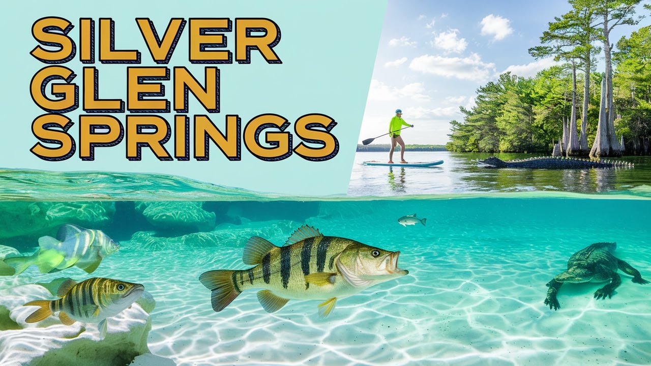 Silver Glen Spring Paddle board and Gator Encounter!!!