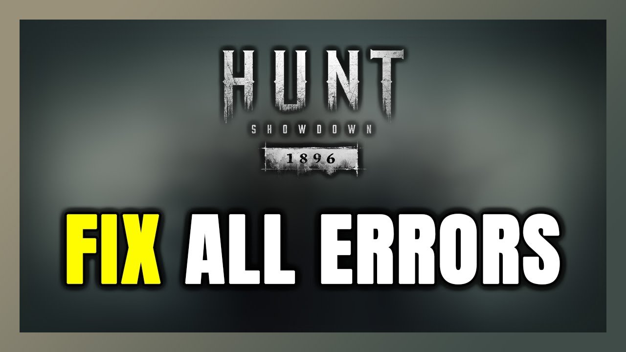 Как исправить все ошибки в Hunt: Showdown 1896