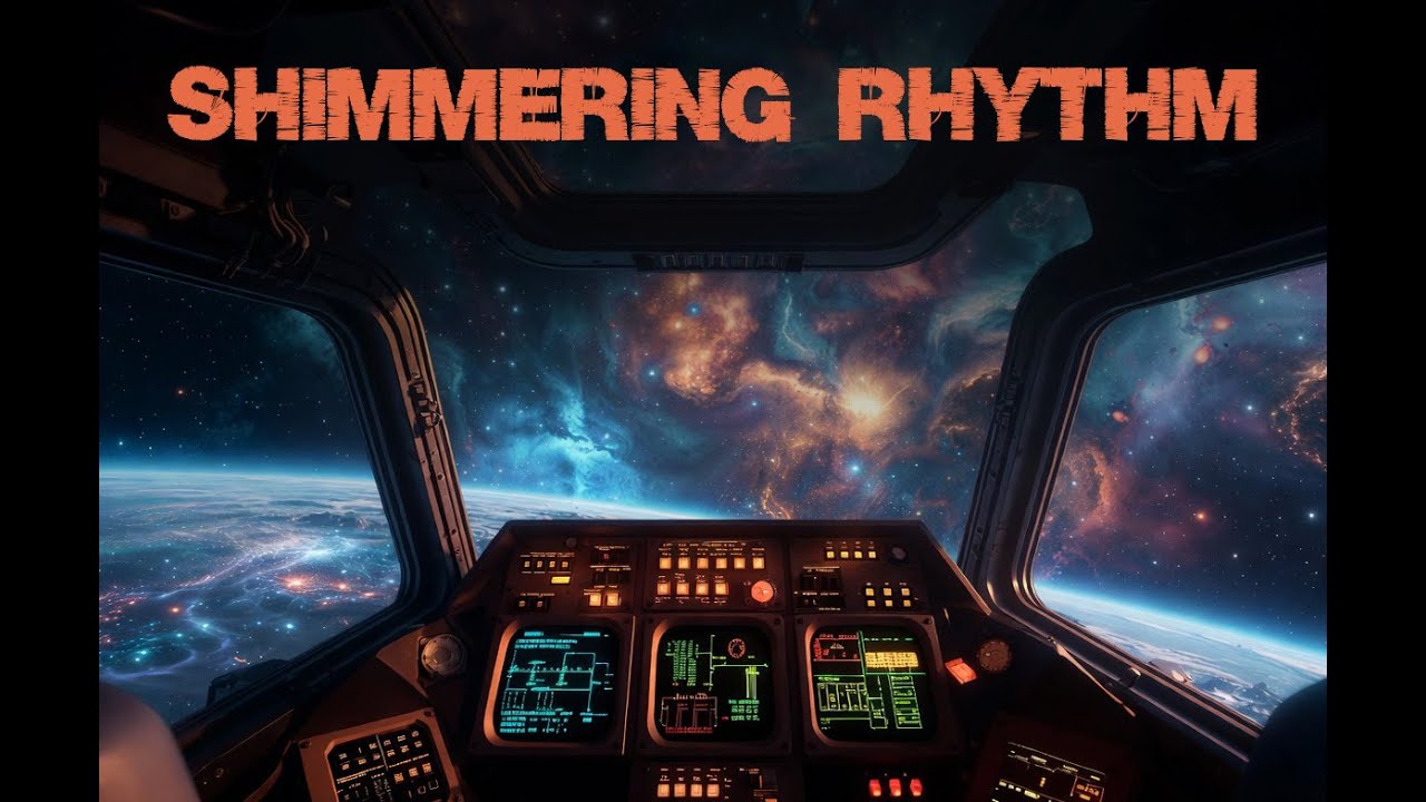 Cosmic Space Ambient Music for Focus, Study & Deep Calm | Shimmering Rhythm (43 minutes)