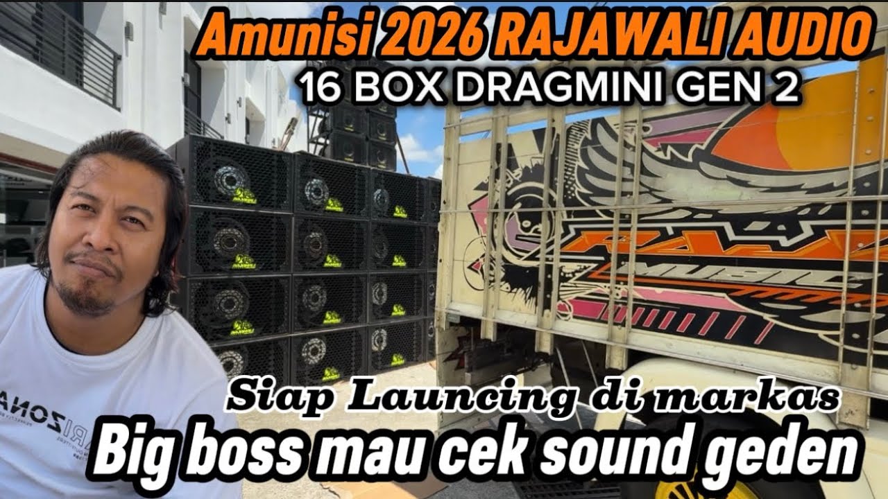 Amunisi 2026 RAJAWALI Audio🔥 16 Box DRAGMINI GEN 2 - siap launcing Big boss mau cek sound geden ‼️