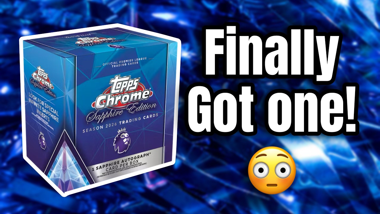 Finally win a Topps Chrome Sapphire EPL 25/26 BOX!!!!. WAS IT WORTH IT?!? #topps #premierleague