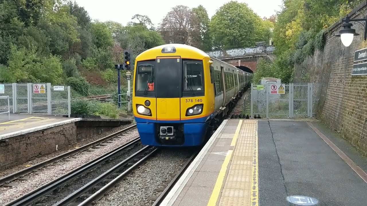 Denmark Hill Station Overground trains, London