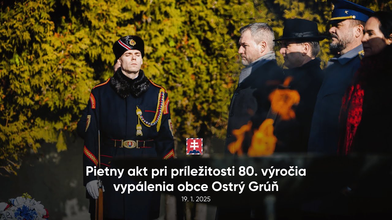 Pietny akt  pri príležitosti 80. výročia vypálenia obce Ostrý Grúň