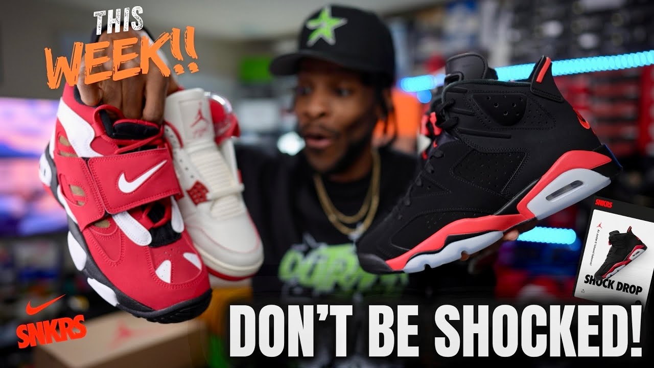 THE JORDAN 6 INFRARED SHOCK DROPPED TODAY IN THE UK WILL THE U.S BE NEXT? EVERYTHING THIS WEEK