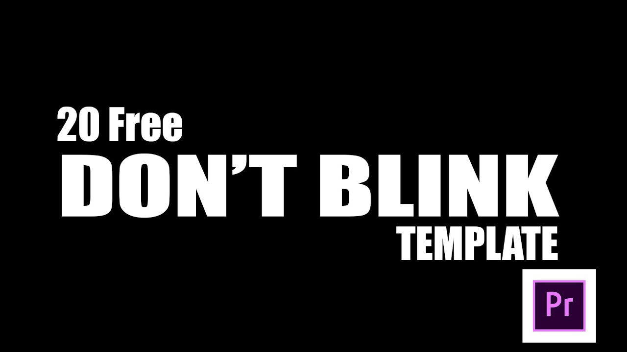Don't Blink: 20 Free Awesome Fast Typography Templates - DON'T BLINK