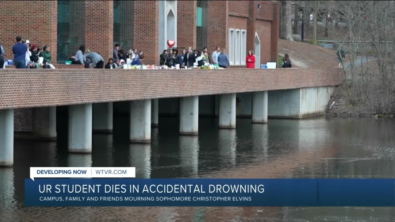 University of Richmond mourns after student dies in campus lake