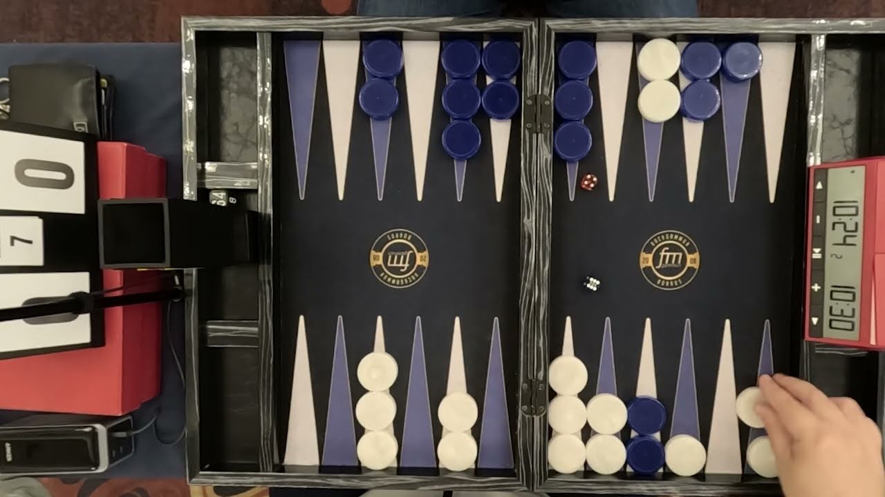 Fmgammon Open 2025 8th - İbrahim Karaca (White) - Asaf Kaan Günhan (Navy)
