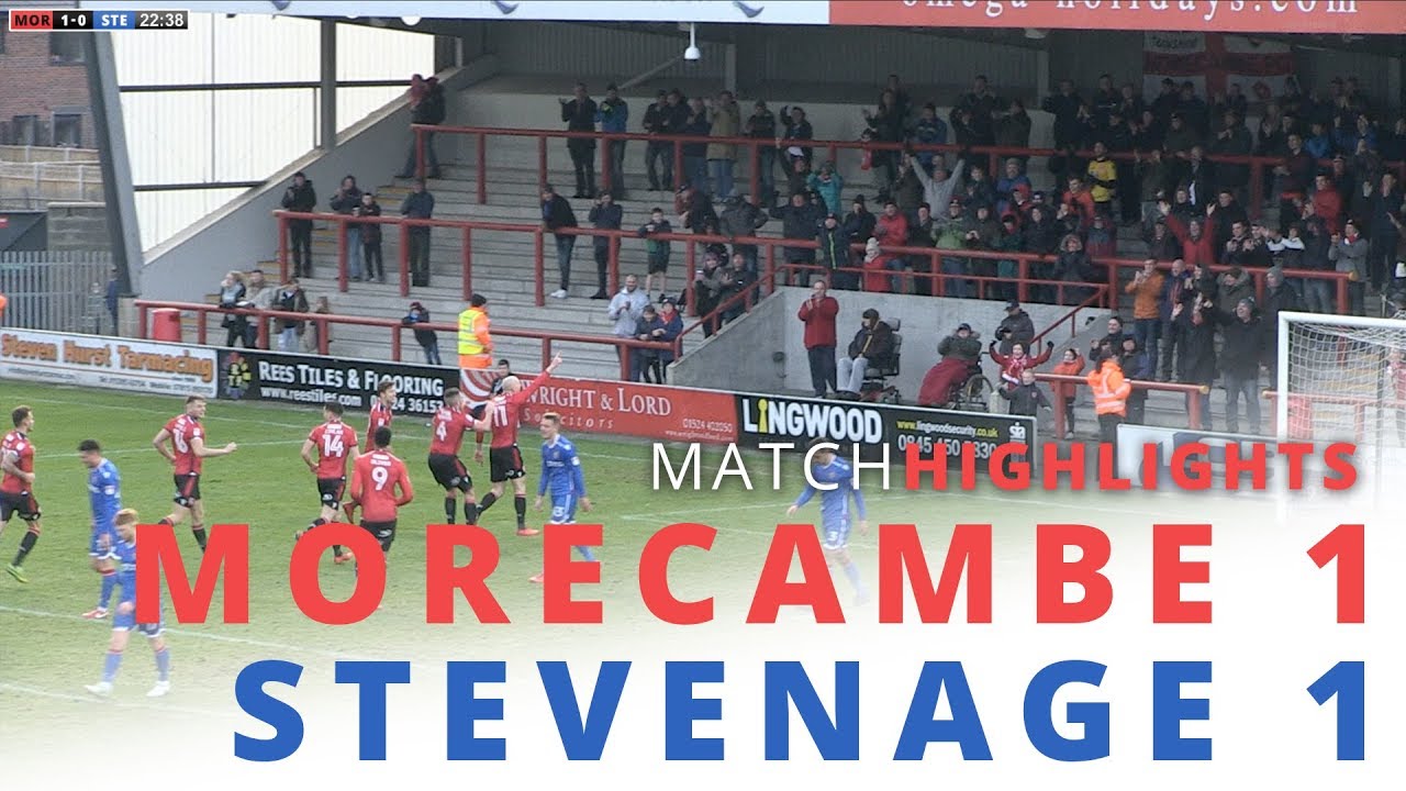 HIGHLIGHTS | Morecambe v Stevenage