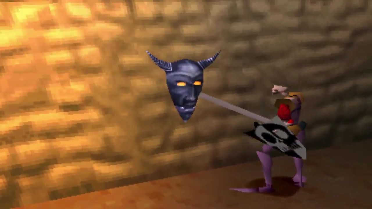 Screaming into the ethernet cord (MediEvil)