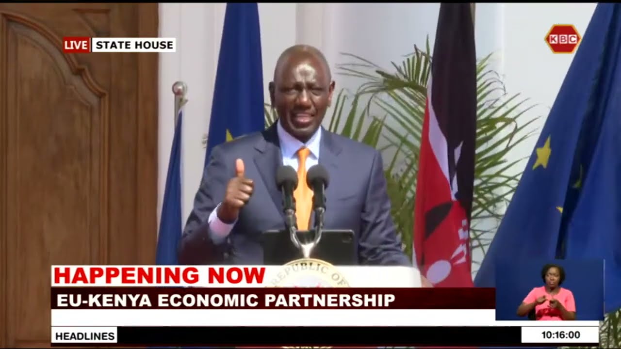 President Ruto FULL SPEECH during EU-Kenya Economic Partnership Agreement briefing, Nairobi.