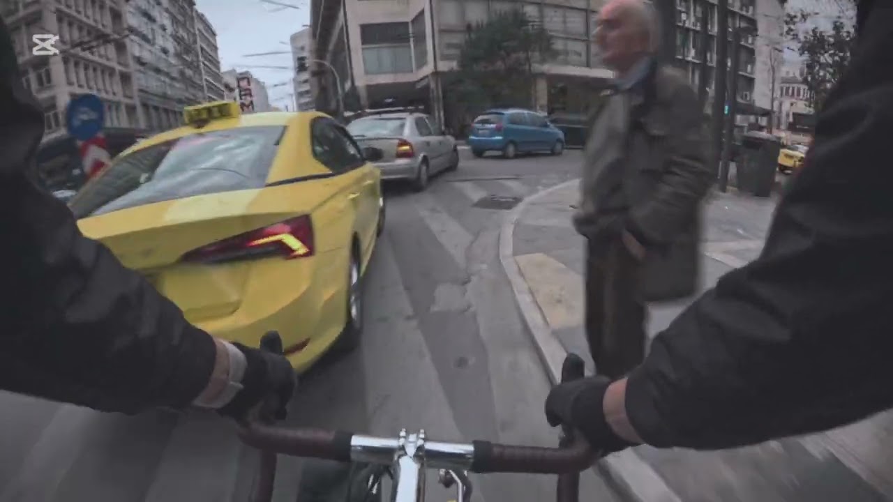 Cycling Through Athens Streets | FHD | First Ride