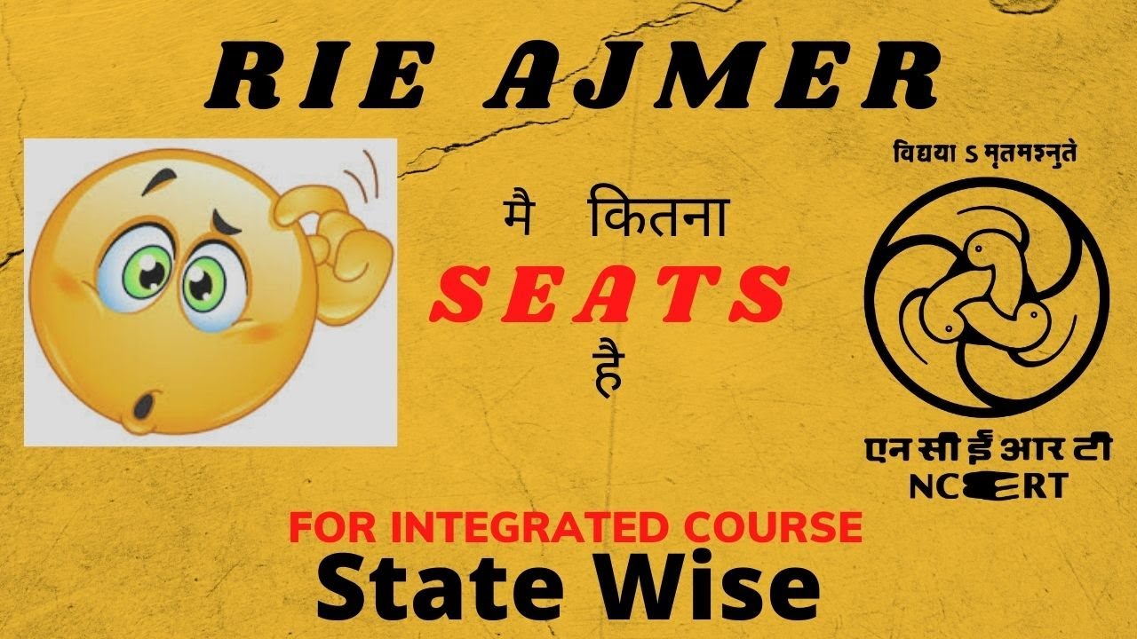 Number of seat in RIE AJMER