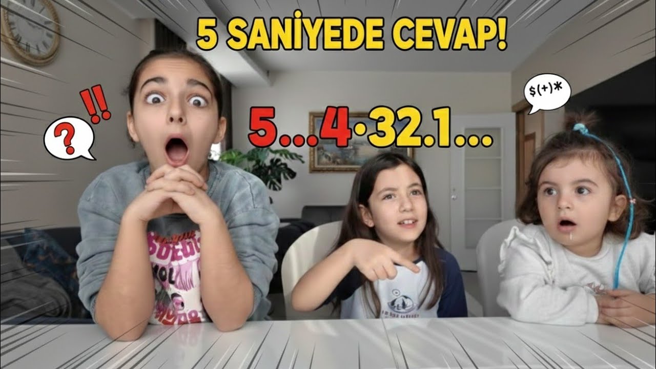 5 SANİYEDE CEVAP VER CHALLENGE!