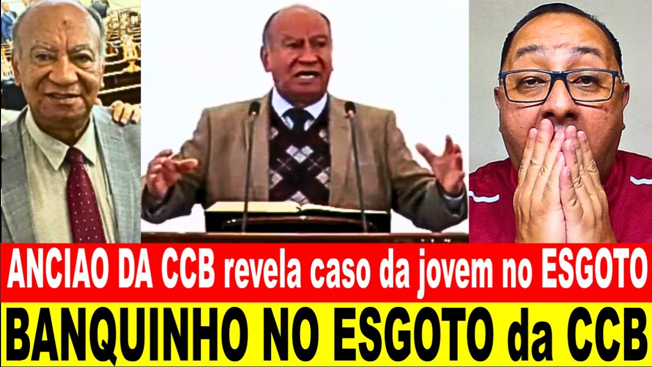CCB ESPETÁCULO DO ESGOTO: Jovem se senta em RALO para congregar | Ancião da Vila Ré conta 🚨