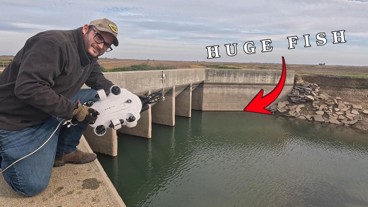 Исследование подземного канала с помощью моего подводного дрона Qysea Fifish V-Evo ROV.