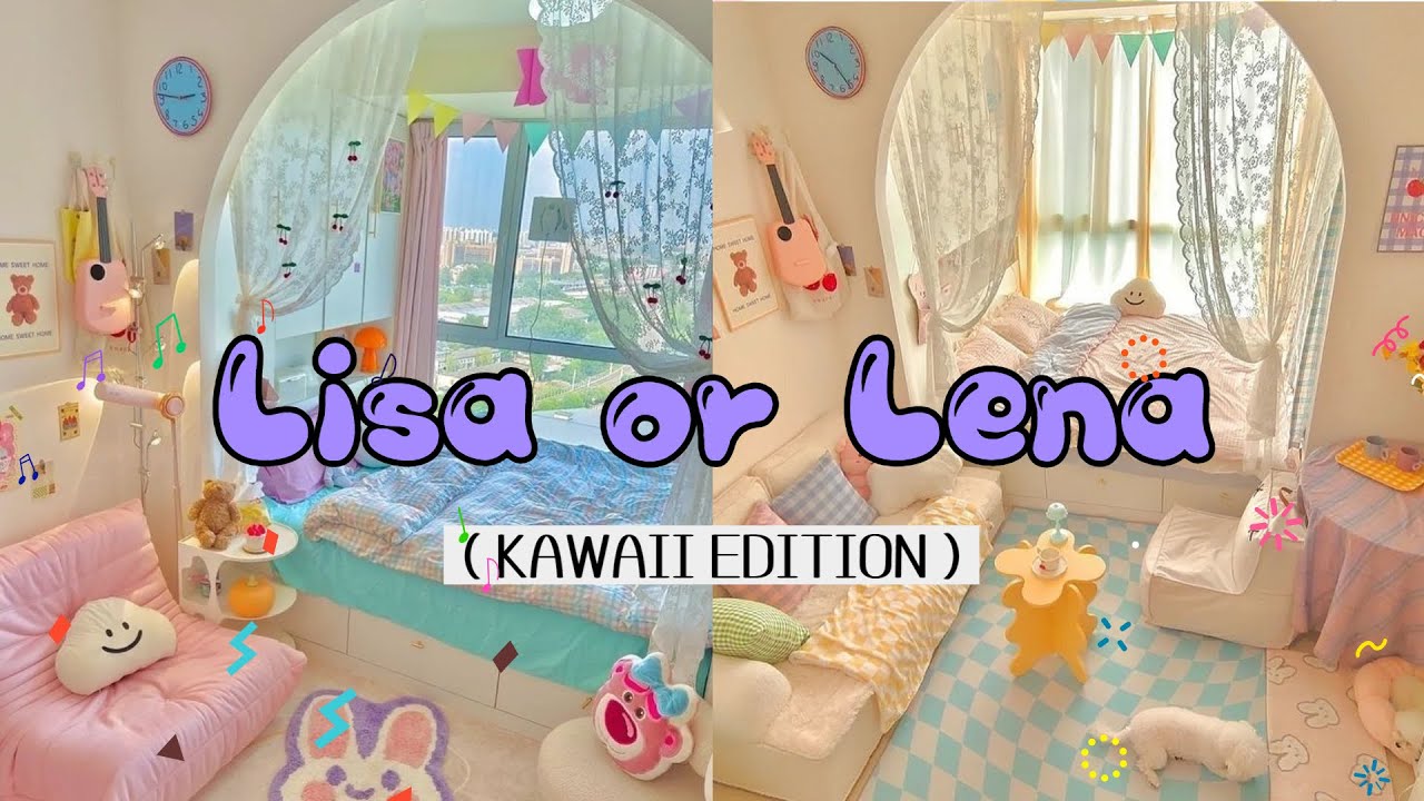 LISA OR LENA KAWAII EDITION, Rooms, cute accessories, yummy food - Korean lifestyle
