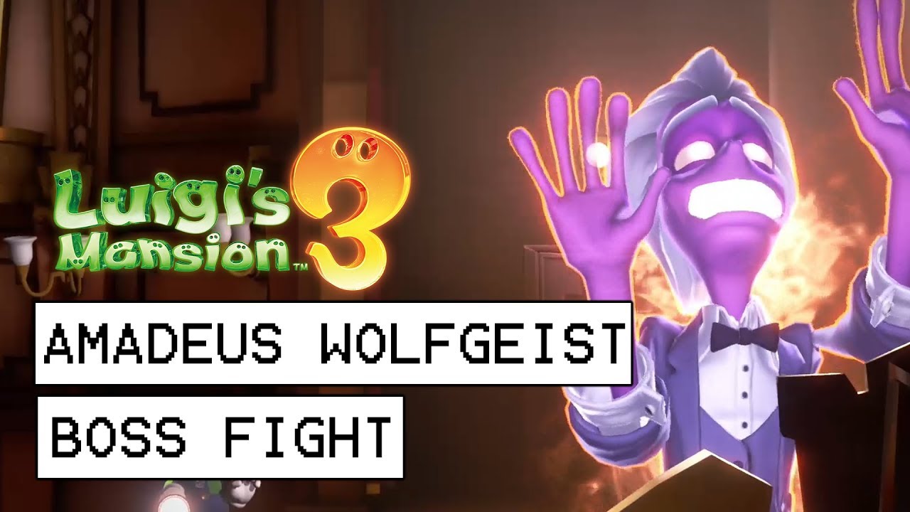 Luigi's Mansion 3 Amadeus Wolfgeist Boss Fight