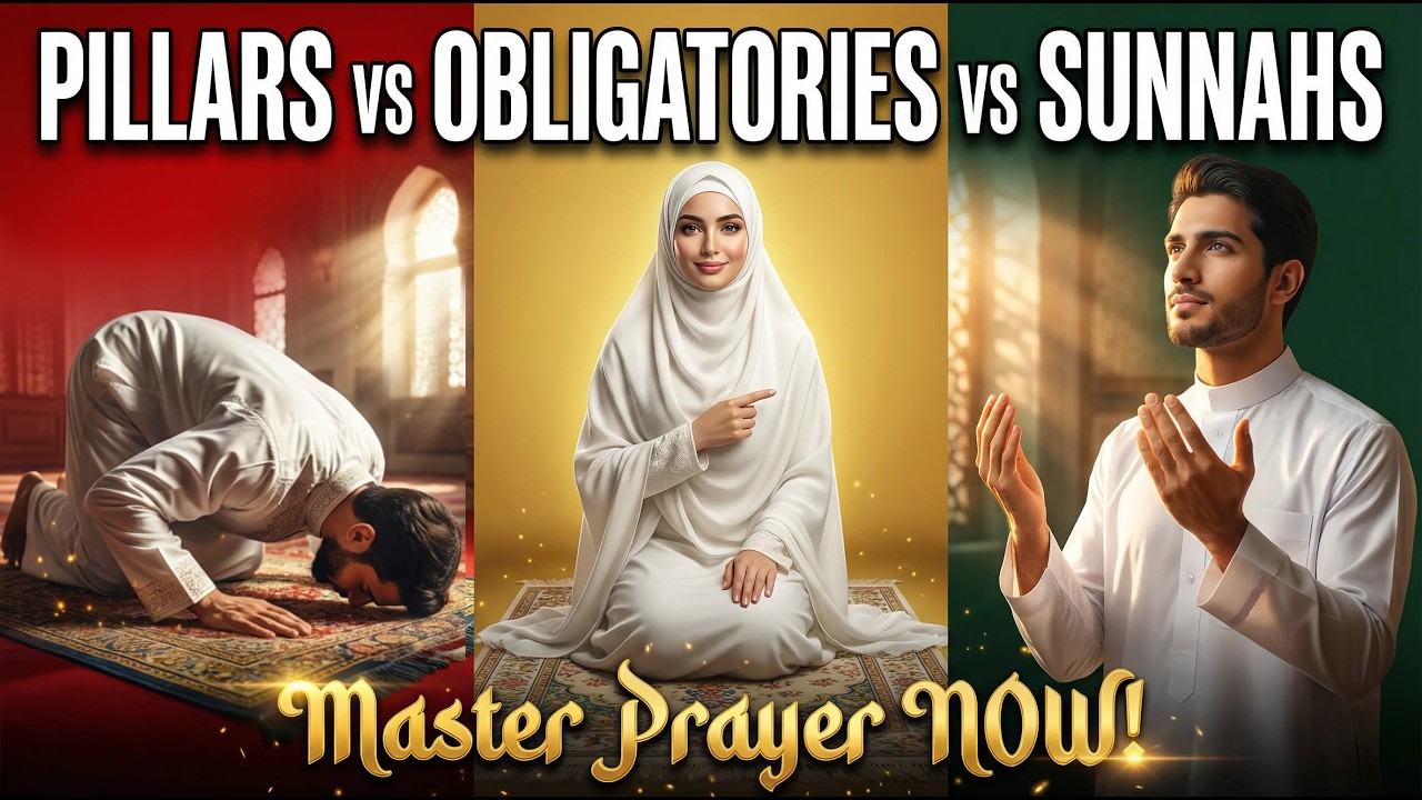 Pillars vs Obligatories vs Sunnahs: Every Muslim Must Master This in Prayer