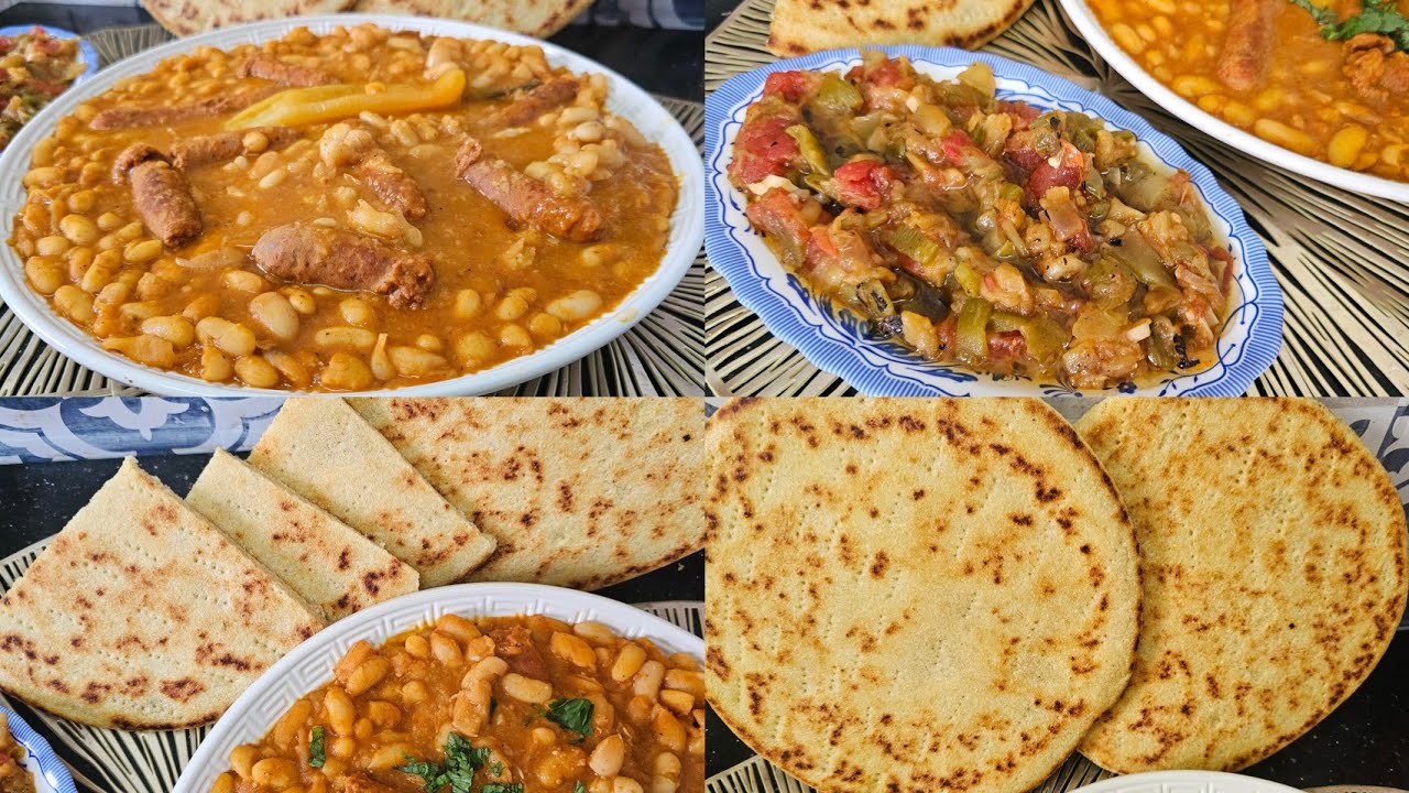لوبيا بالمرقاز وصفة جزائرية تقليدية و بزاف بنينة 🥰😍 زعلوكة و كسرة سهلة ناجحة 100%